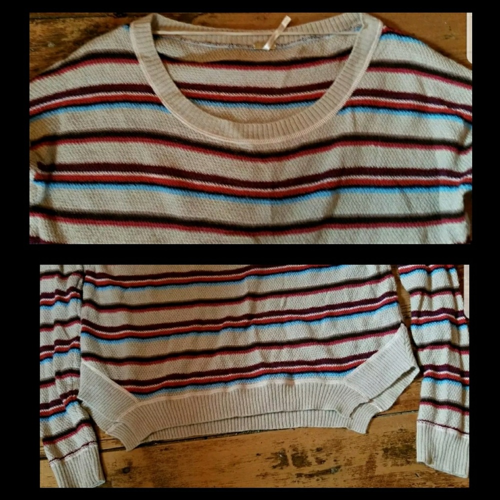 Free People FP BEACH road trip sweater Striped top - Picture 5 of 8